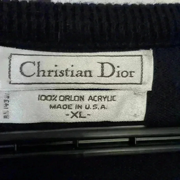 Christian Dior Size Vintage  V Neck Sweater - Picture 2 of 3